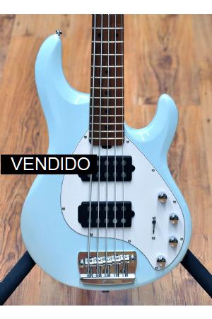 Sterling by Music Man StingRay Ray 35 HH RM/M Daphne Blue Sterling by Music Man StingRay Ray 35 HH RM/M Daphne Blue